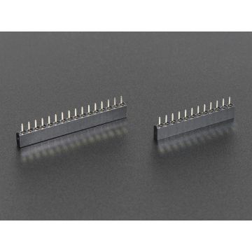 Short Feather Headers Kit - 12-pin and 16-pin Female Header Set ADA-2940 Antratek Electronics