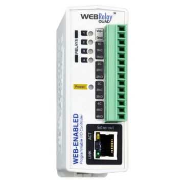 WebRelay-Quad | 4 Web-Controlled Relays (New version) X-WR-444-I Antratek Electronics