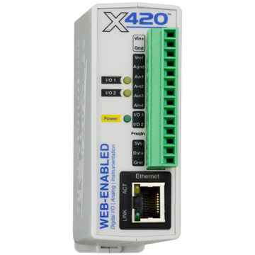 Web-Enabled Instrumentation-Grade Data Acquisition X-420-I Antratek Electronics